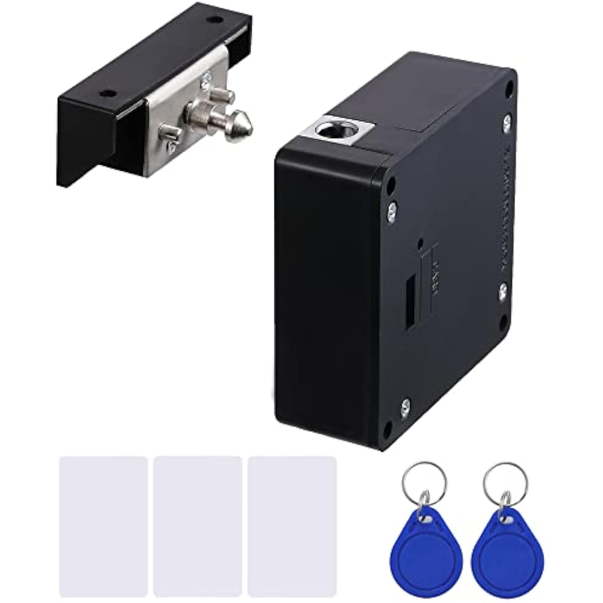 Diy Electronics Cabinet - RFIDロック電子キャビネットロック（USBケーブル付き）- 木製キャビネット、引き出し、ロッカー、食器棚、銃箱用の隠しDIYロック（鍵5本付き）