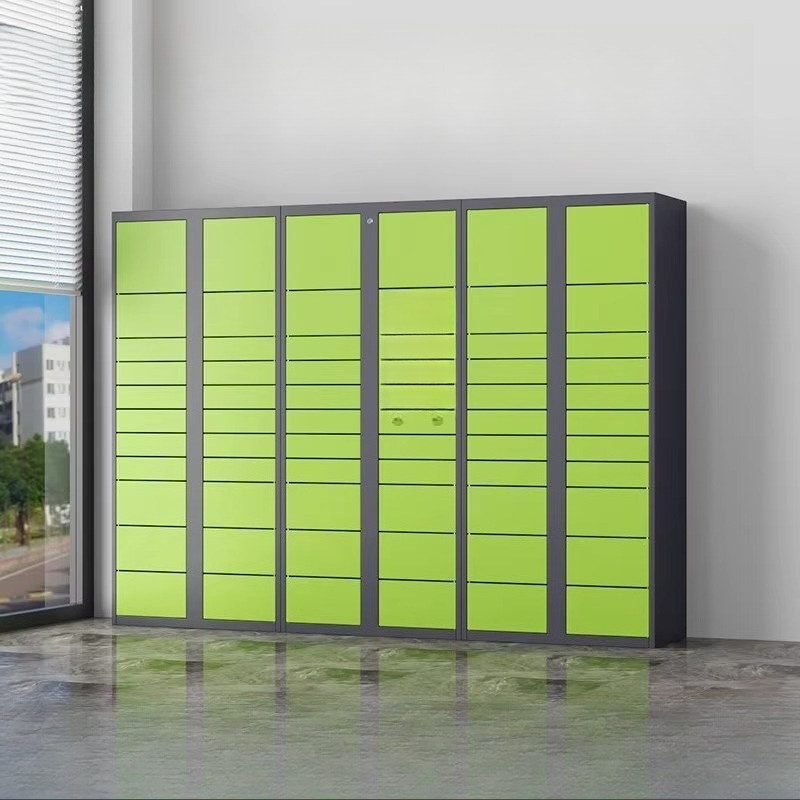 Diy Electronics Cabinet - ジムの61ドア屋外用電子ロックキャビネット、防錆金属被覆エクスプレスキャビネットに適しています。