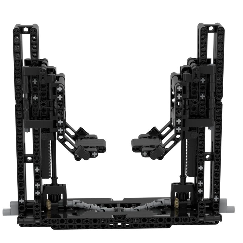 Diy Electronics Shop - エレベーターリフトガレージ 車修理店 チャンピオンカーメンテナンス モデルビルディングブロック DIY組み立てキット（パーツパック/電子マニュアル）