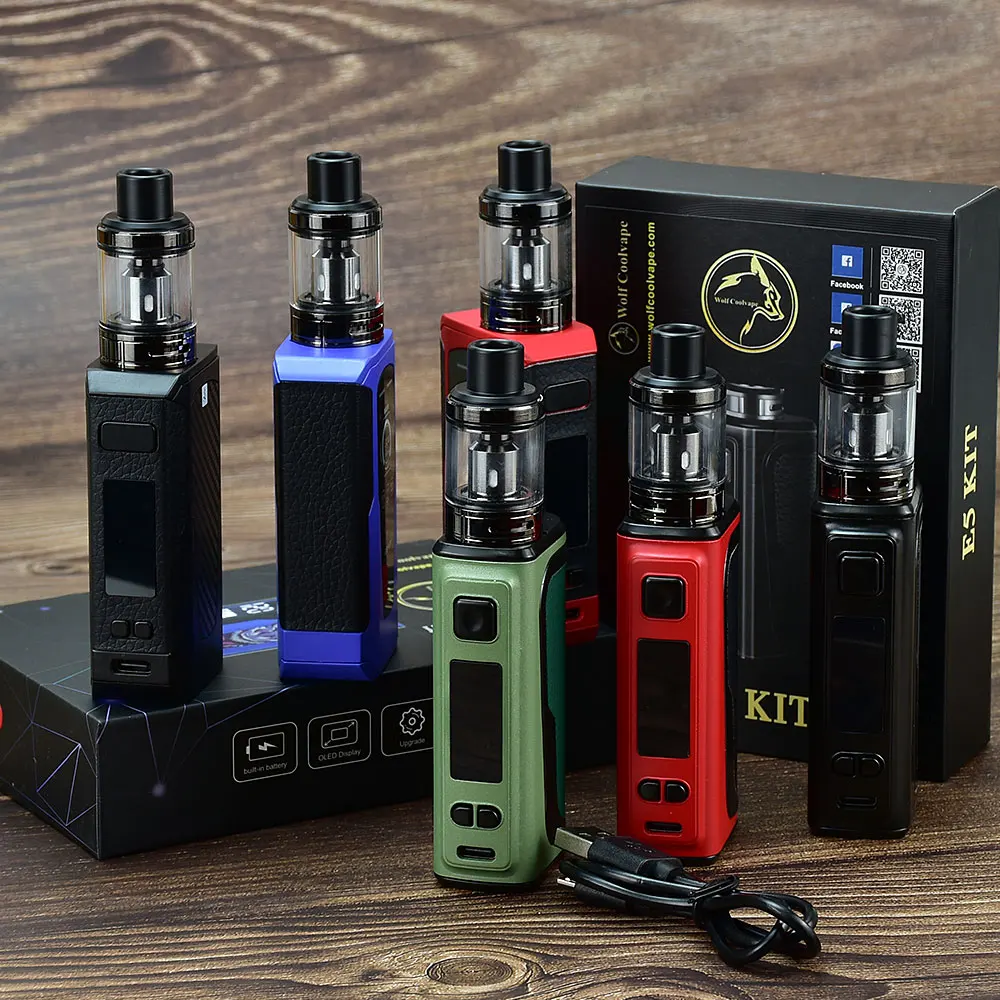 Diy Vape Electronics - Wolfcoolvape の 120W 電子タバコ気化器ペンキット - 2200mAh