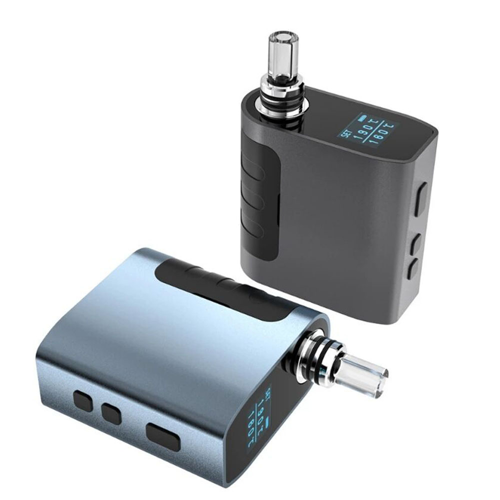 Diy Vape Electronics - NIU PRO 温度制御ドライハーブベポライザーキット、1400mAhバッテリー、タバコハーブ喫煙デバイス、OLEDスクリーン、ベイプボックスモッド、ベイパー