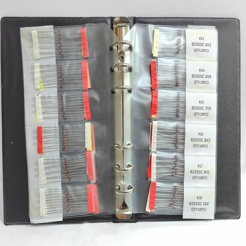 Diy Electronics Book - 電子タバコダイキットブック,DIY,300個,ロット1, 2w,0.5w,2v-39v,30値 * 10個