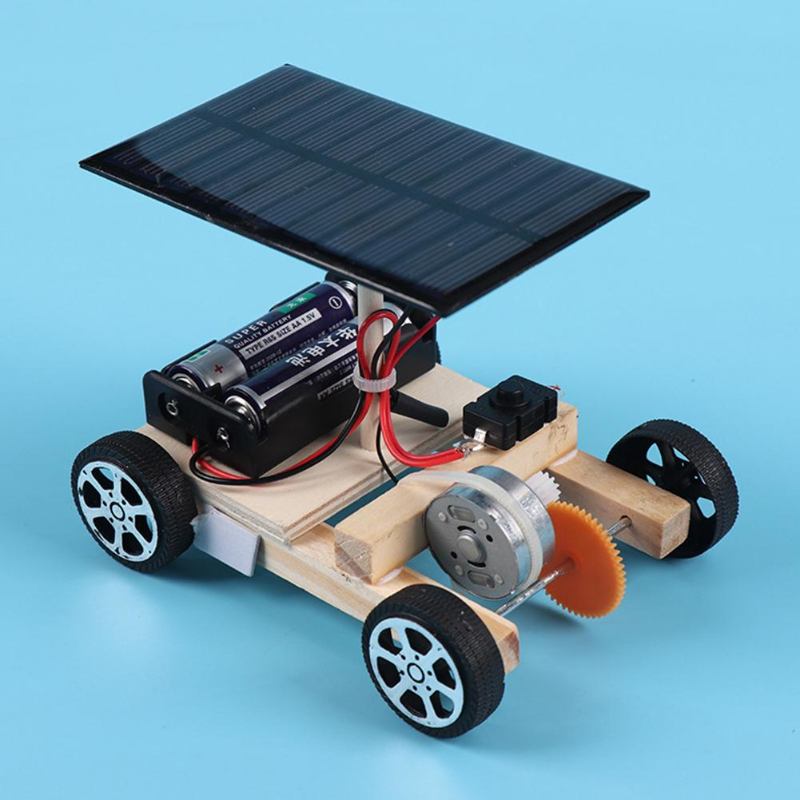 組み立てるソーラーカー創造的な発明子供のモーター能力アクティ - Diy Electronics Kits For Kids のレビューと価格
