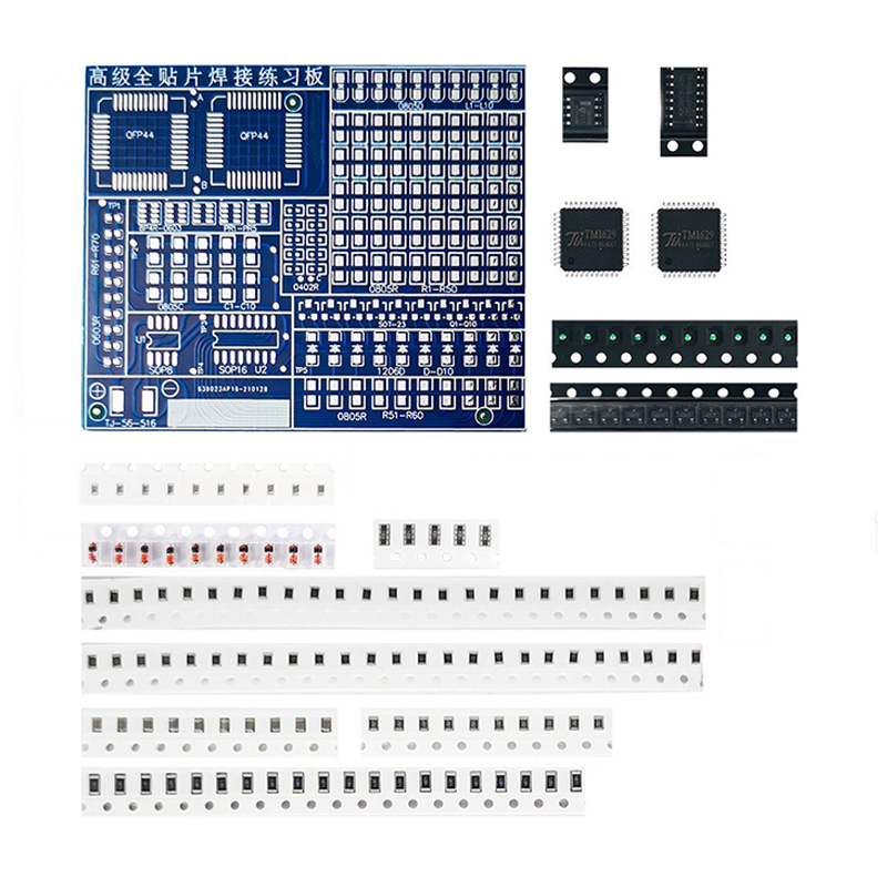 02 パッチコンポーネント電子溶接練習ボードキット SMD/ - Diy Electronics Kits For Kids のレビューと価格