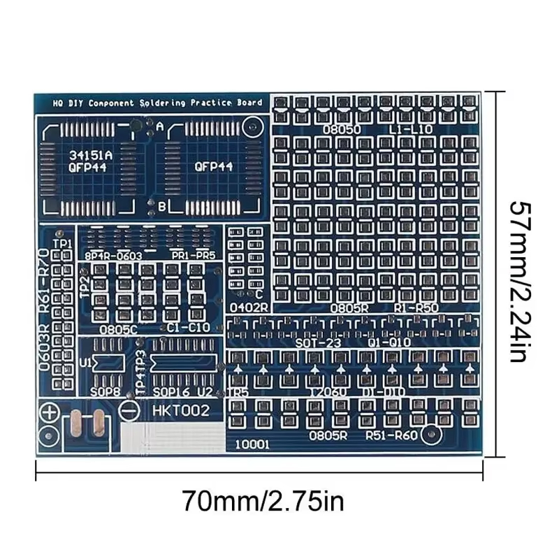 02 パッチコンポーネント電子溶接練習ボードキット SMD/ - Diy Electronics Kits For Kids のレビューと価格