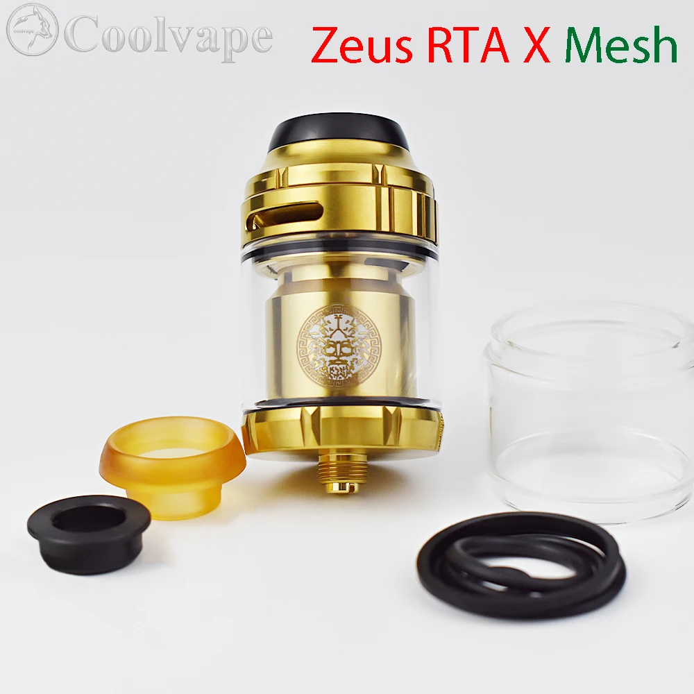 Zeus RTA アトマイザー 25mm メッシュスタイルデ - Diy Vape Electronics のレビューと価格