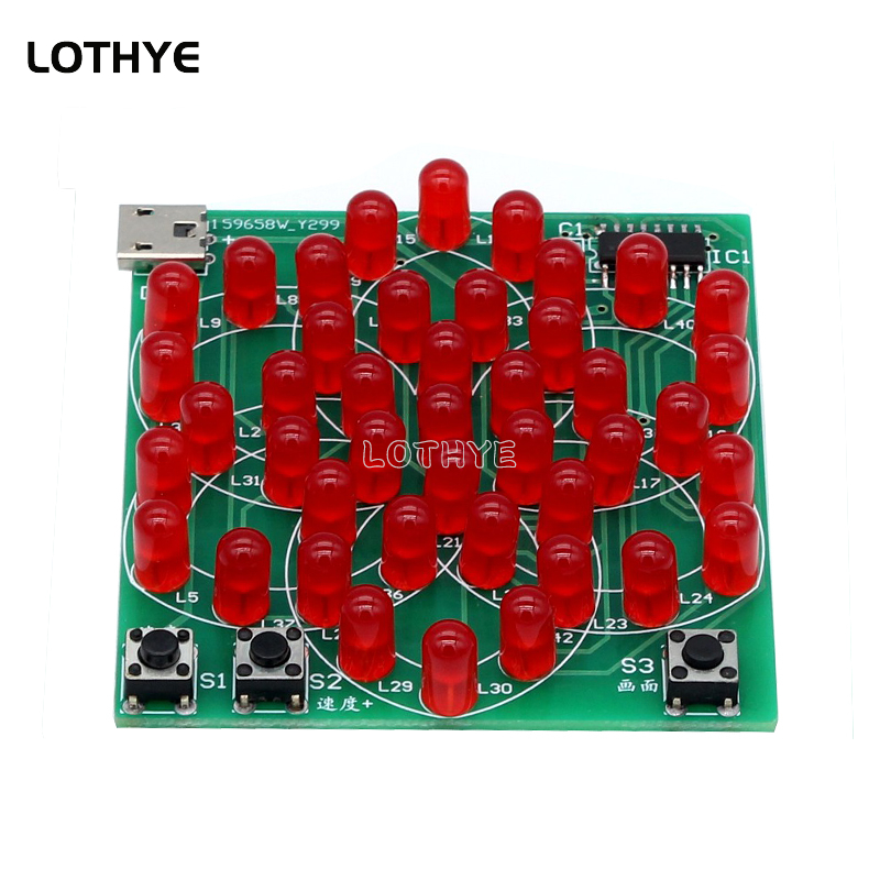 LED電子ウィンドミルライト、マルチスタイルパターン、5v、 - Diy Home Electronics Projects のレビューと価格