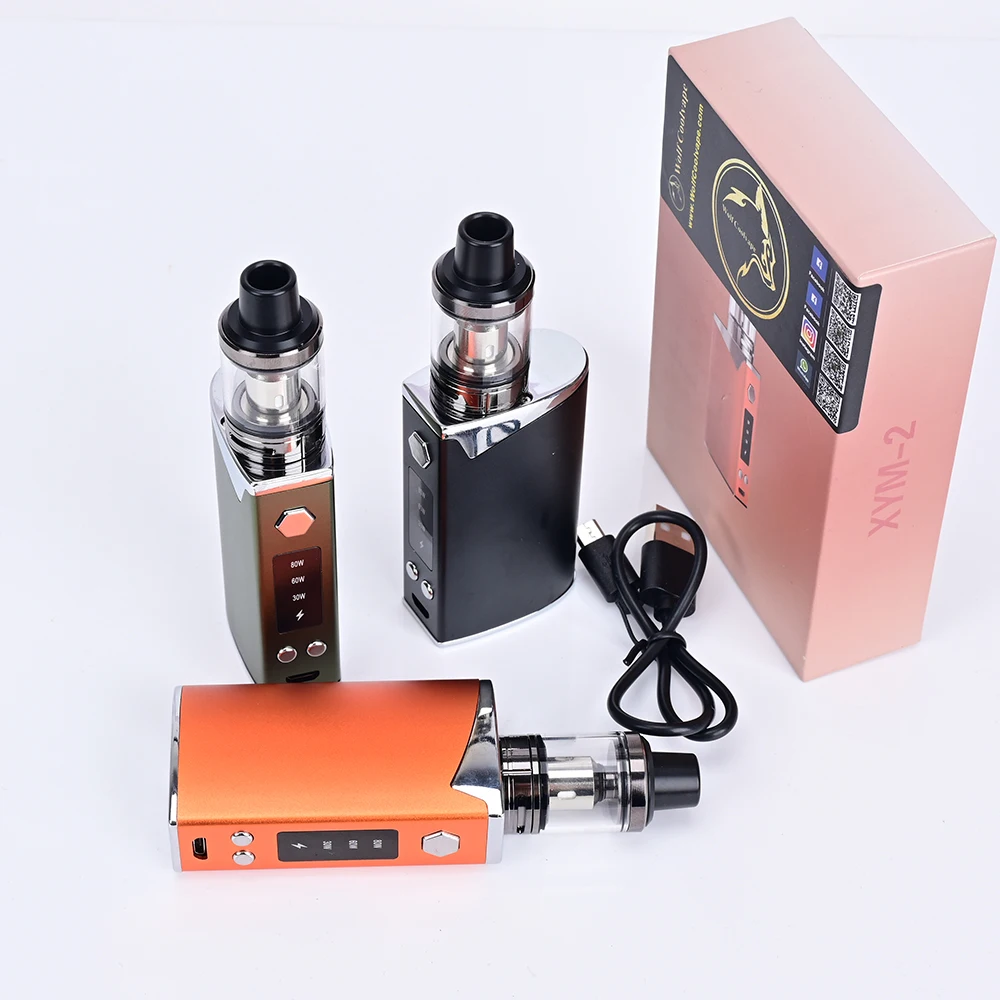 Wolfcoolvape 80W 電子タバコスターターキット - Diy Vape Electronics のレビューと価格