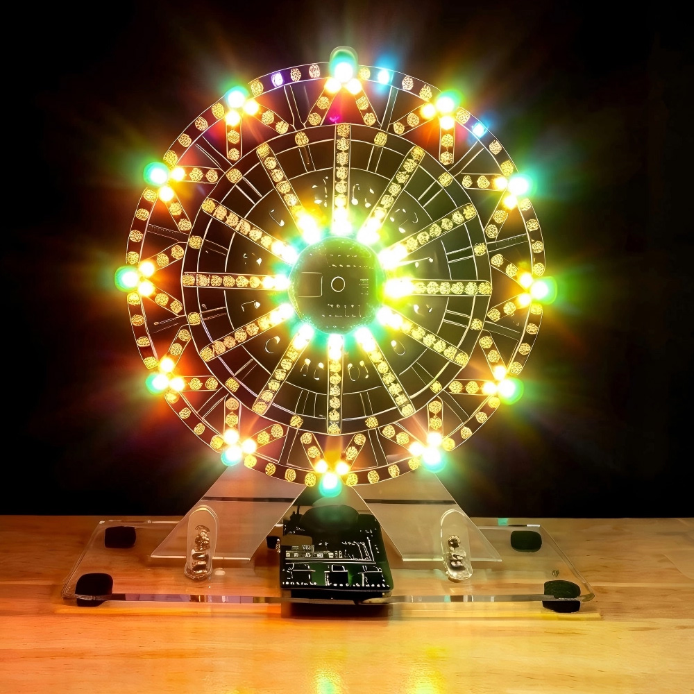 DIY電子キット LEDライト付きミュージカル観覧車 DIY - Diy Electronics Kits For Kids のレビューと価格