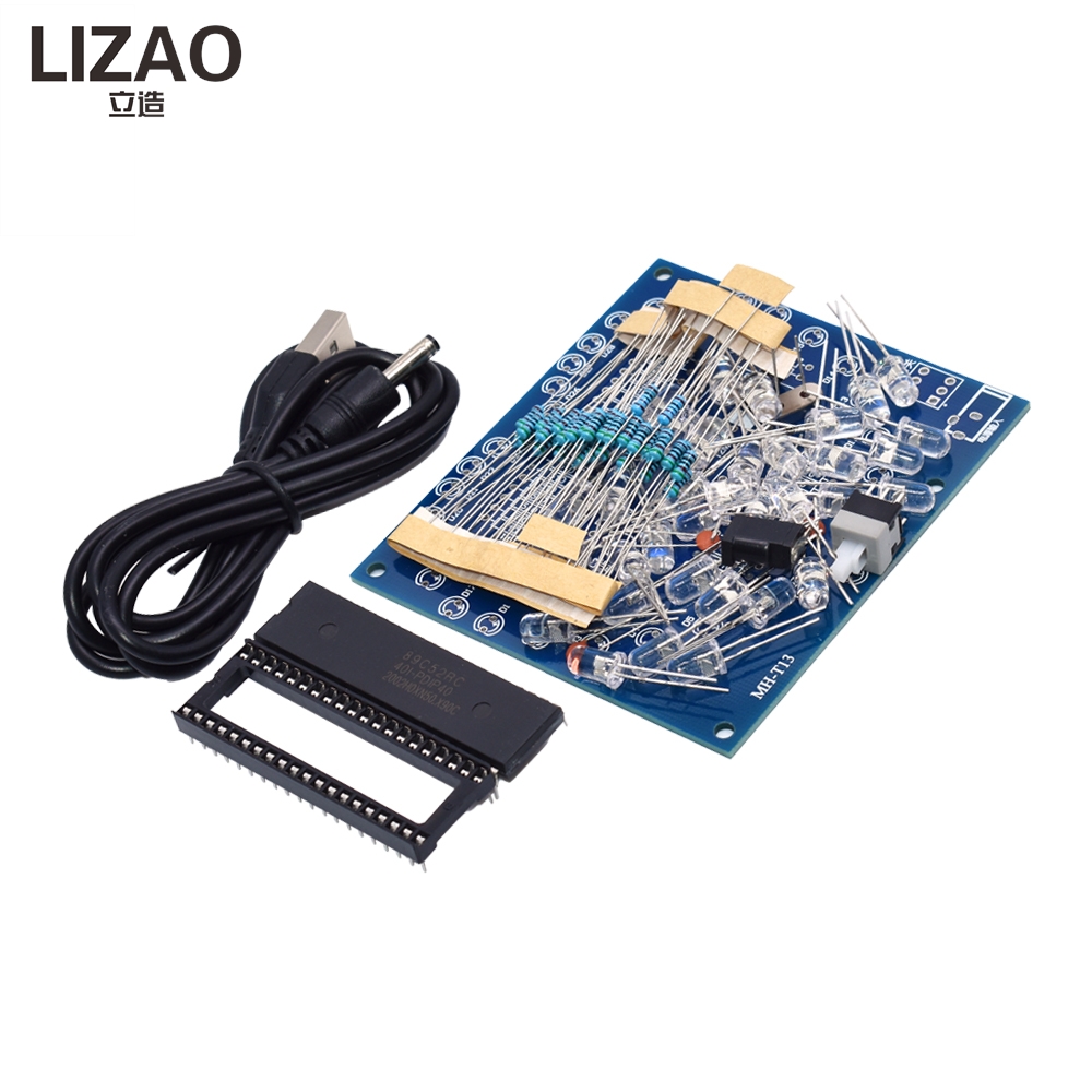 DIY 電子キットハート型カラフルなグレア LED RGB  - Diy Electronics Course のレビューと価格