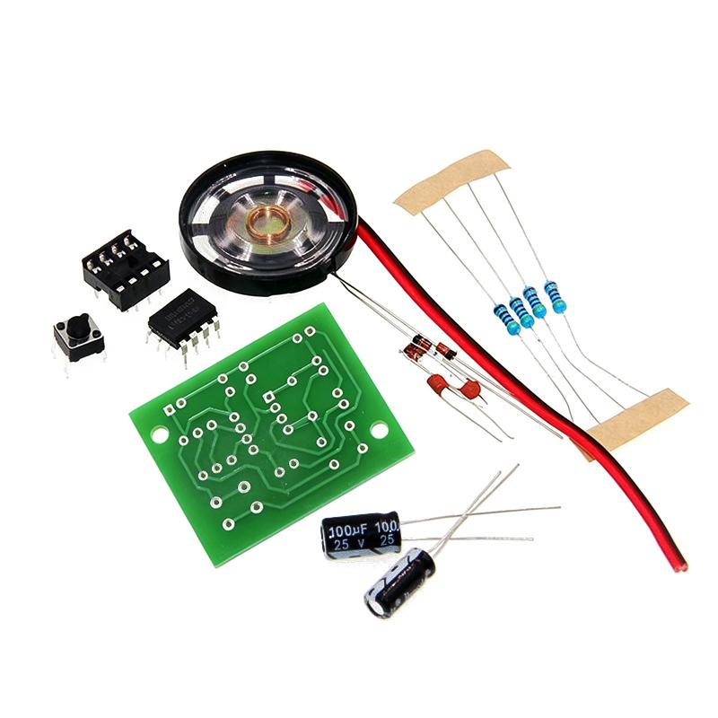 NE555 ドアベル DIY はんだ付け練習キット デュアル - Diy Home Electronics Projects のレビューと価格