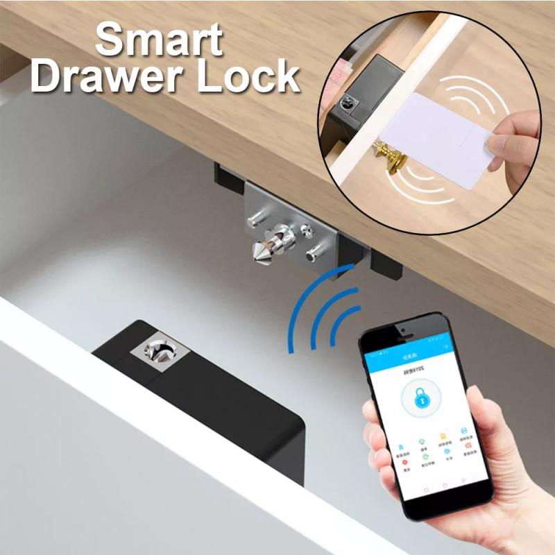 スマートホーム引き出し電子ロック,隠し木製キャビネット,スマ - Diy Electronics Cabinet のレビューと価格