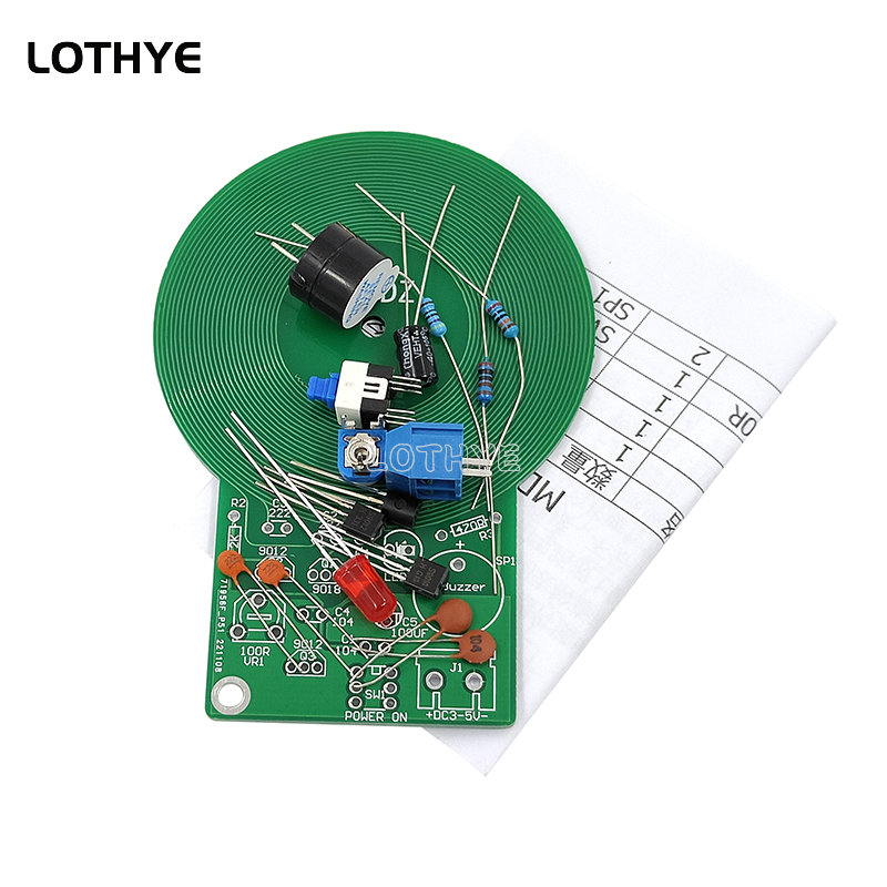 電圧変換キット,金属探知機,3〜5V,60mm非接触センサー - Diy Electronics Kits For Kids のレビューと価格