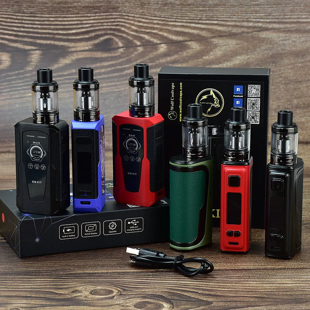 Wolfcoolvape の 120W 電子タバコ気化器ペン - Diy Vape Electronics のレビューと価格